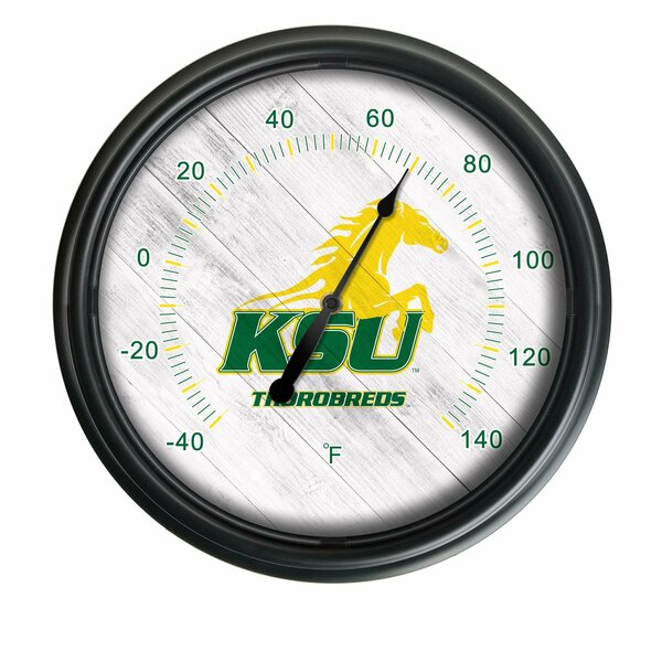 Holland Bar Stool Co Kentucky State University Indoor/Outdoor LED Thermometer ODThrm14BK-08KYStUn